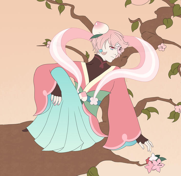 Peach Blossom Cookie